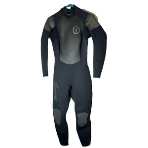 Seavenger Women’s Size 7 Medium Full Wetsuit Black Back Zipper Full Length 3mm